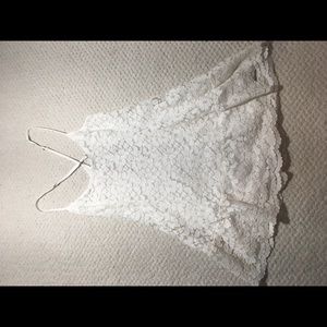 Lace tank top
